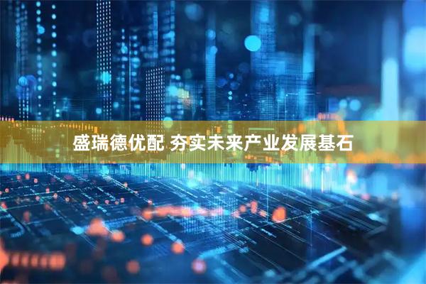 盛瑞德优配 夯实未来产业发展基石