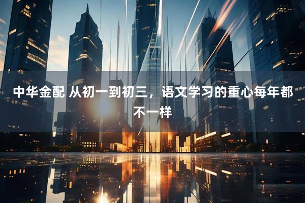 中华金配 从初一到初三,语文学习的重心每年都不一样