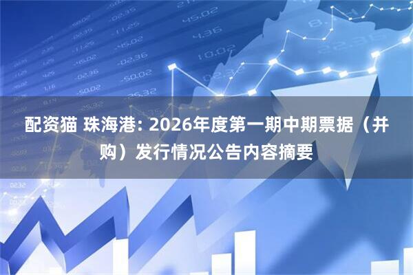 配资猫 珠海港: 2026年度第一期中期票据（并购）发行情况公告内容摘要
